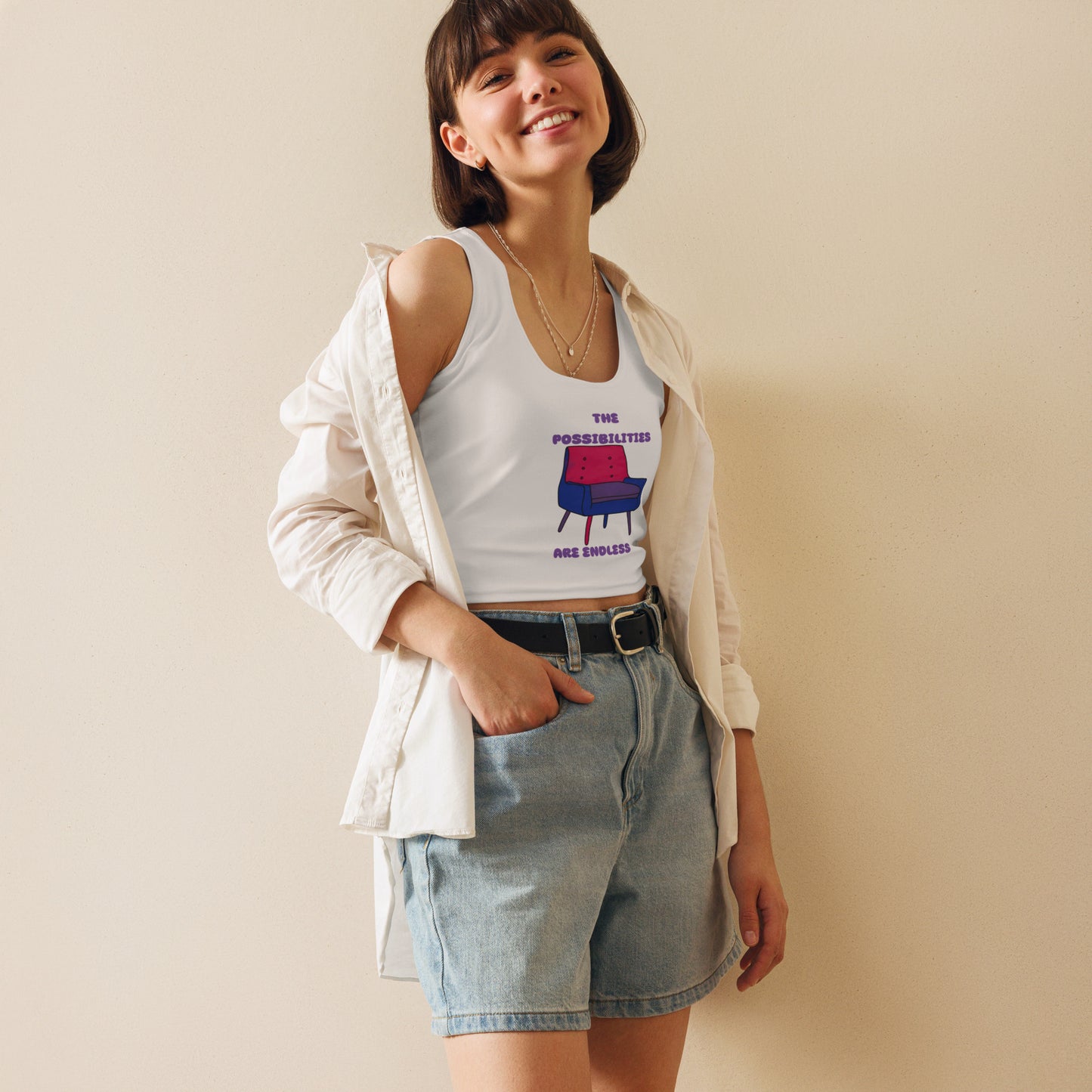 Bisexual Chair Crop Top